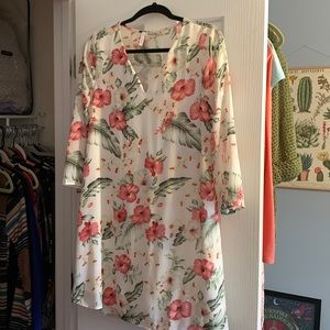 Flowered dress - small.  Like new